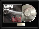 PANTERA VULGAR DISPLAY OF POWER WHITE GOLD SILVER PLATINUM TONED RECORD LP RARE