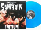 Samhain ?- Initium LP BLUE VINYL Misfits Glenn Danzig Undead Goth Rock Punk
