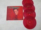 Elvis Presley Cover 1962 Japan 7' 4 x Red Flexi disc with Booklet