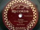 78 rpm Autograph Record un-numbered Boyd Senter 