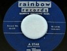 FIVE CROWNS - A  STAR / LOVE'S OUR INSPIRATION - RAINBOW ORIGINAL DOO WOP 45RPM