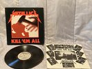 Metallica Kill 'em All Original 1983 Megaforce LP Vinyl