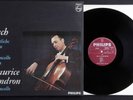 BACH solo cello suites - Maurice Gendron - Philips Plum Mono 3LP ED1 Set
