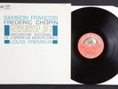 CHOPIN piano concerto N° 1 - SAMSON FRANCOIS - Fremaux - CVB 1066 - EX+ lp