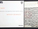 BACH Sonatas & Partitas - Grumiaux Solo Violin - Philips MONO AL 02205-07 lp set