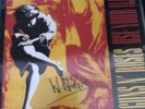 guns n roses use your illusion 1 Vinyl Signed By Axl Rose With C.O.A