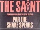 Disque 45 tours THE SHAKE SPEARS - The Saint -  thème principal du feuilleton 