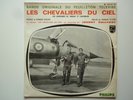 Johnny Hallyday 45Tours Les Chevaliers Du Ciel Vinyl EP Cover Black & White