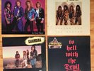 4 1980's LP Vinyl Records - STRYPER GUARDIAN SHOUT - Christian Rock - MINT