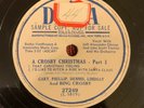DECCA 27249 PROMO Bing Crosby and Kids 78rpm A Crosby Christmas Part 1 and 2