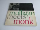 GERRY MULLIGAN THELONIOUS MONK 'MULLIGAN MEETS MONK' LP UK RIVERSIDE 1961 MONO
