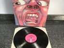 LP KING CRIMSON IN THE COURT OF THE CRIMSON KING PINK LABEL UK 1ST PRESS SUPER