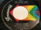 Barbara Acklin: Am I The Same Girl / Be By My Side 45 - Northern Soul