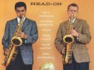 BILL PERKINS / RICHIE KAMUCA “TENORS HEAD ON” Orig 1957 US LIBERTY LP