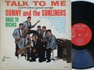 SUNNY AND THE SUNLINERS*TALK TO ME*1963 RED TEARDROP TEJANO LPM-2000 MONO LP EX-