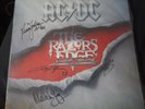 AC/DC signed vinyl album The razors edge