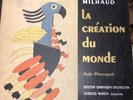 MILHAUD: La Creation Du Monde RCA Living Stereo Soria LDS 2625 Munch LP NM