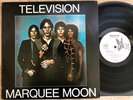 TELEVISON MARQUEE MOON INSANELY RARE '77 ELEKTRA WHITE LABEL PROMO BEAUTIFUL EX