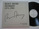 ROXY MUSIC LP canadian PROMO compil 1972-1983 vinyl BRYAN FERRY SIGNED Autograph