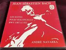 RARE ANDRE NAVARRA BACH SOLO CELLO SUITES 3LP CALLIOPE CAL 1641/3 FRENCH ED1
