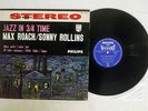 MAX ROACH/SONNY ROLLINS JAZZ IN 3/4 TIME PHILIPS SM 7077 Japan FLIPBACK COVER LP