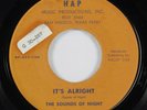Garage Psych 45 SOUNDS OF NIGHT It's Alright HAP HEAR
