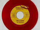Doo-Wop Teen Rocker 45 - Travelers - Twist In School - World-Wide - red wax