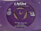 DEAN MARTIN: MAMBO ITALIANO 1955 THICK TRI CAPITOL 45RPM 1st PRESS