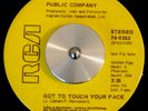 Public Company ?- Got To Touch Your Face - RCA (Promo) VG+. Blue Eyed Soul.