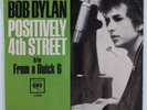 Rock 45 BOB DYLAN Positively 4th Street COLUMBIA picture sleeve