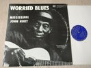 MISSISSIPPI JOHN HURT Worried Blues US 1st Press Country Delta LP PIEDMONT EX+