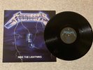 Metallica - Ride the Lightning on black vinyl NEAR MINT/MINT