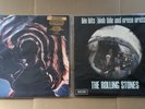 2 X ROLLING STONES VINYL - HOT ROCKS & HIGH TIDE AND GREEN GRASS - & POSTER