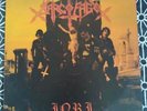SARCOFAGO I.N.R.I. LP 1987 ORIGINAL NEAR MINT COGUMELO WHITE LABEL INSERT BLACK