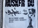 Husker Du- In A Free Land 7in Vinyl Original New Alliance Records
