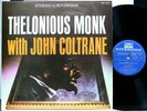 THELONIOUS MONK WITH JOHN COLTRANE RIVERSIDE Japan LP Vinyl FLIPBACK DG VG++/EX