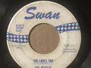 THE BEATLES - SHE LOVES YOU / I’LL GET YOU - SWAN - 1963 - BLUE AND WHITE LABEL