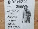 BURNT OFFERING #1 UK 1979 RARE ORIG PUNK FANZINE WRECKLESS ERIC R.A.R. COSTELLO