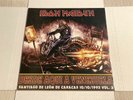 IRON MAIDEN -SANTIAGO CARACAS LIVE 1992-FEAR OF THE DARK- WHITE VINYL RECORD LP