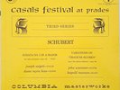 COLUMBIA ML 4717 *BLUE* SCHUBERT SONATA #5 VARIATIONS *SZIGETI HESS* EX+/EX+