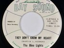THE BLEU LIGHTS: They Don’t Know My Heart Bay Sound Baltimore Northern Soul 45