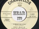 Frantic 50s Rocker 45 ANDY MARTIN Sweetie Pie / Record Hop CHANCELLOR hear