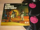 THE KINKS 2 LP - HISTORY VOL. 1 / 1970 GERMAN Pye LDVS 17184 PRESS in MINT-