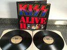 LP DOUBLE ALBUM KISS ALIVE II UK 1ST PRESS 1977 RED TRANSLUCENT VINYL EX/EX