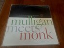 Thelonious Monk - Mulligan Meets Monk LP - Riverside - RLP 12-247 Mono DG