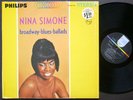 NINA SIMONE Broadway - Blues - Ballads LP PHILIPS PHS 600-148 US 1964 DG ST VG+