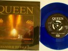 QUEEN Hammer To Fall Hyper Rare Withdrawn Cover In * BLUE VINYL * STUNNING