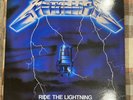Metallica - Ride The Lightning LP, Vertigo Records, Import w/Lyrics Sheet Insert