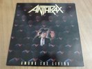 ANTHRAX - AMONG THE LIVING + INNER - UK ISSUE A-1U /B-2U -  VERY GOOD++