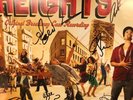 LIN-MANUEL MIRANDA SIGNED IN THE HEIGHTS BROADWAY CAST 3 LP / VINYL SET WOW
